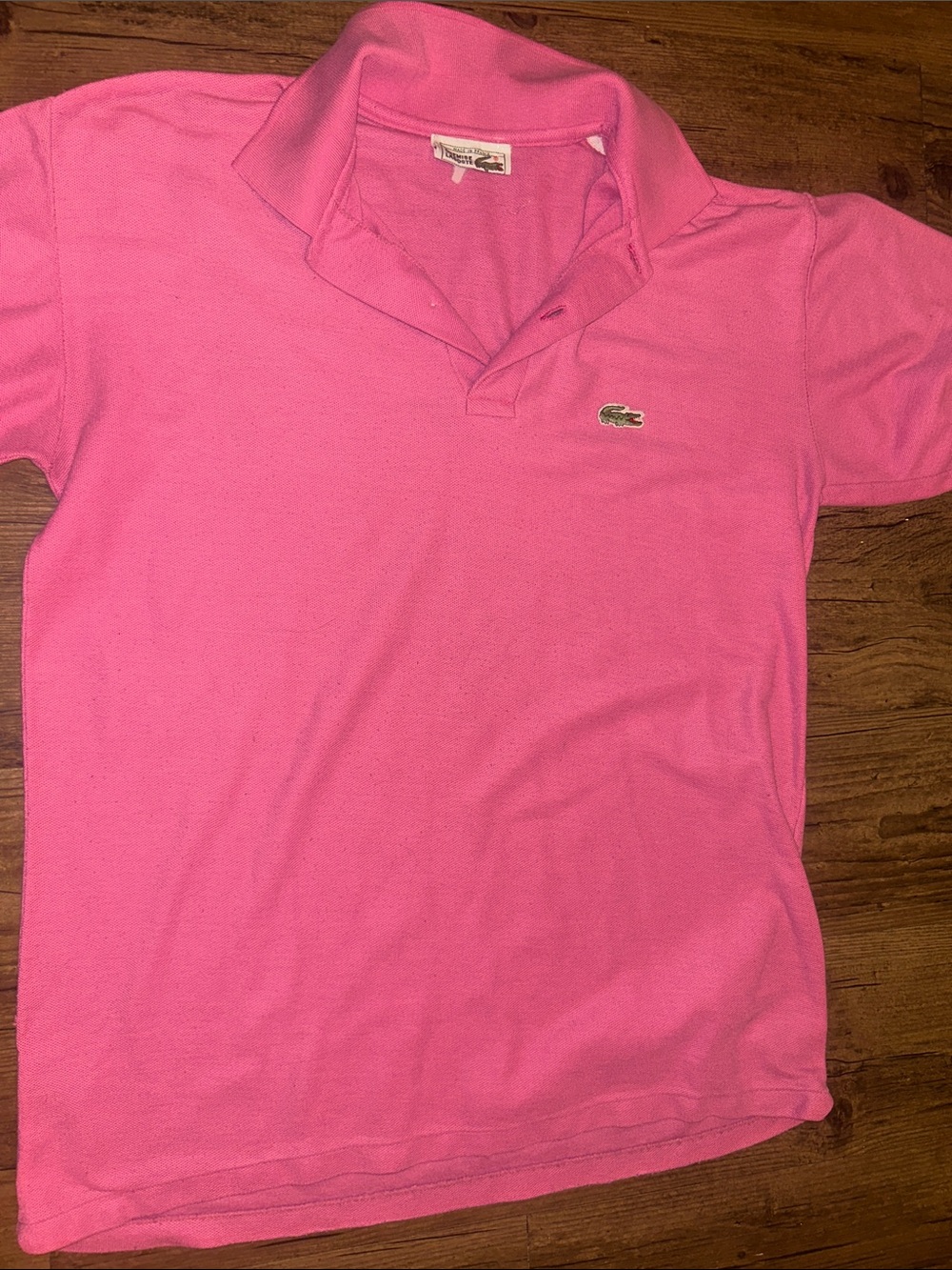 Rare Vintage Chemise Lacoste Made in France Polo Shirt